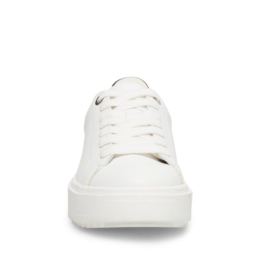 White Steve Madden Catcher Women's Sneakers | PH 8957PUF